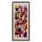 Stupell Industries Layered Wine Glasses Painting Framed Floater Canvas Wall Art